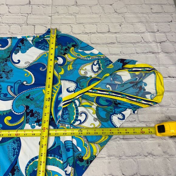 Trina Turk Ipanema French Riviera Swim Cover-up Tunic Dress Size Small D049 -7 - Picture 3 of 15